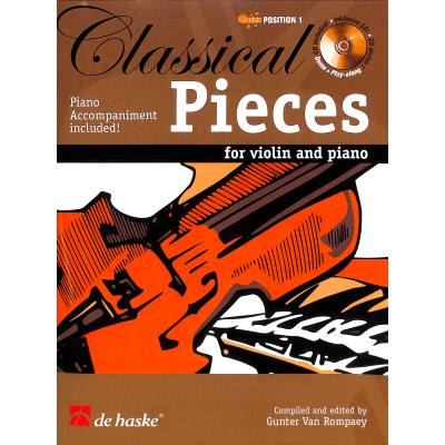 9789043127516 - Classical Pieces for Violin and Piano m Audio-CD Geheftet