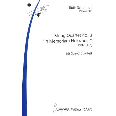 9790500128120 - Streichquartett 3 (in memoriam Holocaust)