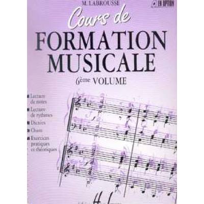 9790230966436 - COURS DE FORMATION MUSICALE 6