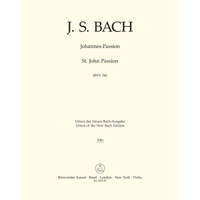 9790006462254 - Johannes Passion BWV 245