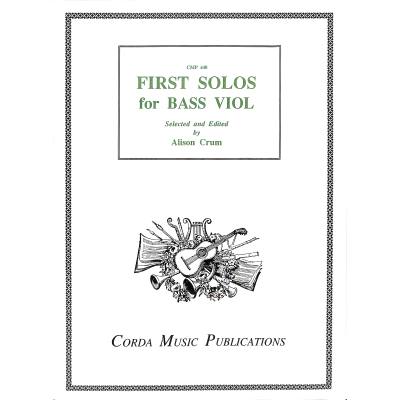 9990000320851 - First solos for bass viol 9990000320851 - First solos for bass viol