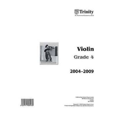 5027741004482 - Trinity violin 2004-2009 - grade 4