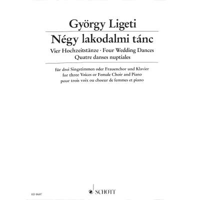 9790001120944 - 4 Hochzeitstänze - negy lakodalmi tanc