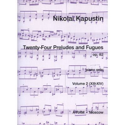 9790708036210 - 24 PRELUDES + FUGUES OP 82 VOL 2 (NR 13-24)