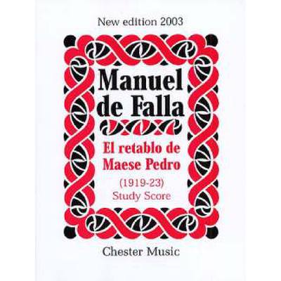 9781844491704 - El retablo de maese pedro - new edition 2003