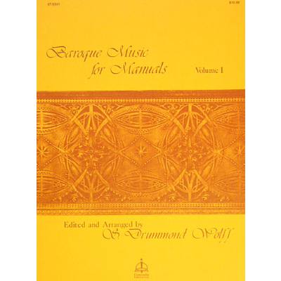 0078777008116 - Baroque music for manuals 1 0078777008116 - Baroque music for manuals 1