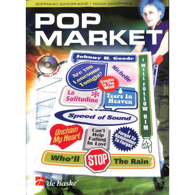 9789043124508 - Noten POP MARKET Tenorsaxophon incl CD HASKE 1064062