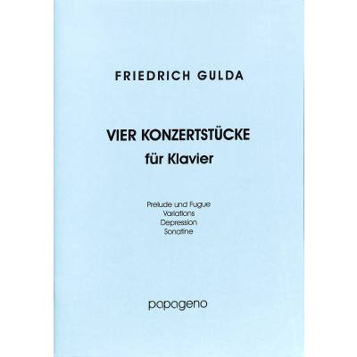 9790700080266 - 4 Konzertstücke für Klavier