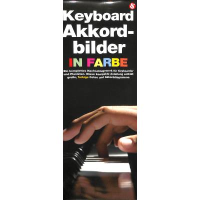 9783865433831 - Noten Keyboardakkorde Keyboard Akkordbilder in Farbe BOE 7479