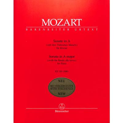 9790006531363 - Sonate 11 A-Dur KV 331 (300I) (Alla turca) 9790006531363 - Sonate 11 A-Dur KV 331 (300I) (Alla turca)