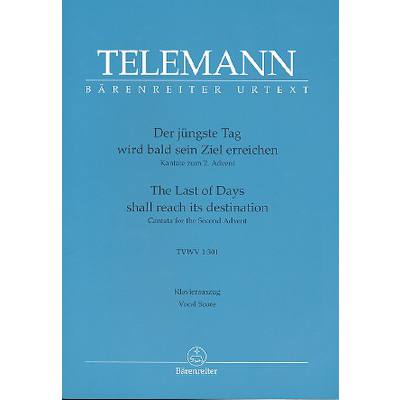 9790006531806 - Der jüngste Tag wird bald sein Ziel erreichen TWV 1 301 9790006531806 - Der jüngste Tag wird bald sein Ziel erreichen TWV 1 301