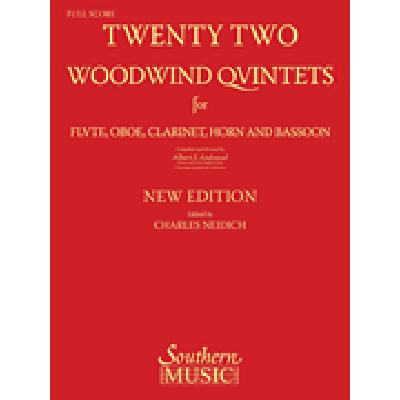 0884088702984 - 22 Woodwind Quintets