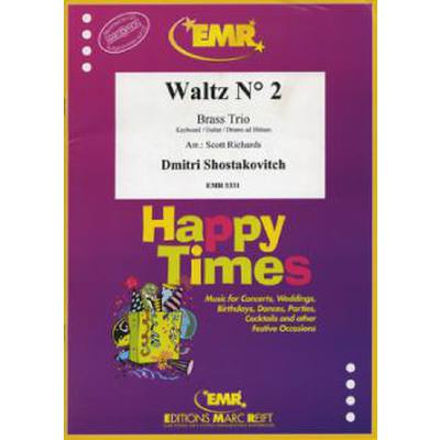 Partitura Second Waltz – Walzer Nr. 2 Para Acordeón (2 Acordeones Ad Libitum), De Suite No. 2 For Jazz Orchestra