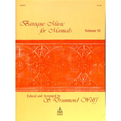 0078777025465 - Baroque music for manuals 6 0078777025465 - Baroque music for manuals 6