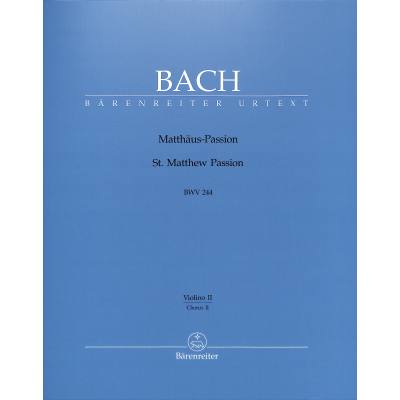 9790006462346 - Matthäus Passion BWV 244