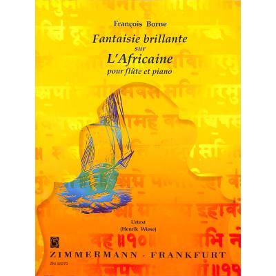 9790010352701 - Fantaisie brillante sur lafricaine de Giacomo Meyerbeer