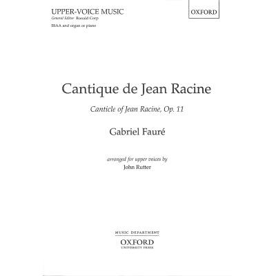 9780193426115 - Cantique de Jean Racine op 11