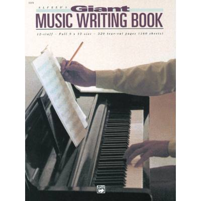 Giant music writing book | Notenheft