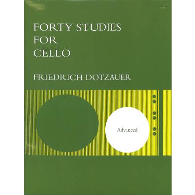 9790220205675 - 40 Studies for cello