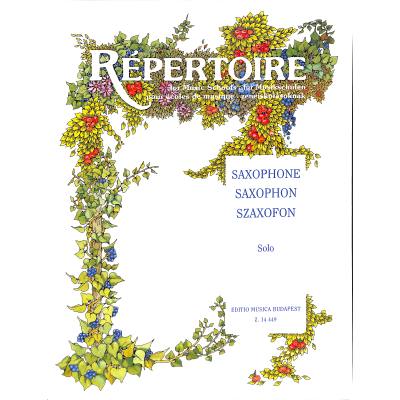 9790080144497 - Repertoire Saxophon für Musikschulen