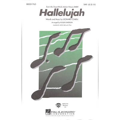 0073999222937 - Hallelujah (aus Shrek) 0073999222937 - Hallelujah (aus Shrek)