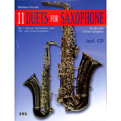 4018262103793 - Noten 11 Duetts for saxophone 2 gleiche oder gemischte Stimmen AMA 610379