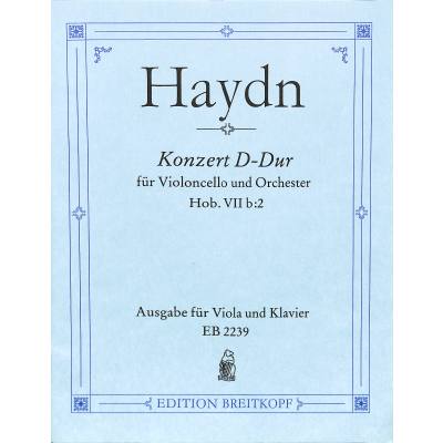 9790004910184 - Konzert D-Dur Hob 7b 2 op 101