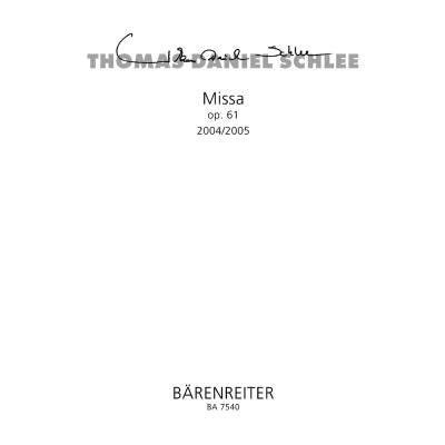 9790006531325 - Missa op 61 (2004 2005) 9790006531325 - Missa op 61 (2004 2005)