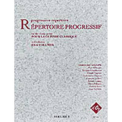 9782921248860 - Repertoire progressif 1 pour la guitare classique