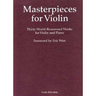 0798408057091 - Masterpieces for violin