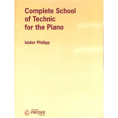 0680160085125 - Complete school of technic for the piano