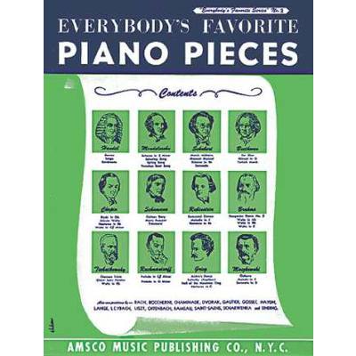 0752187400158 - Everybodys favorite piano pieces