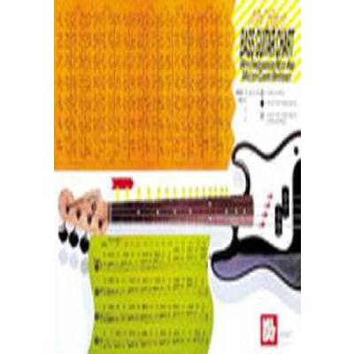 Bass guitar wall chart