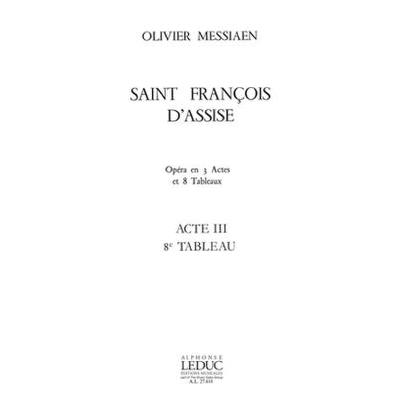 9790046276187 - Saint Francois dAssise - Acte 3 8 Tableau