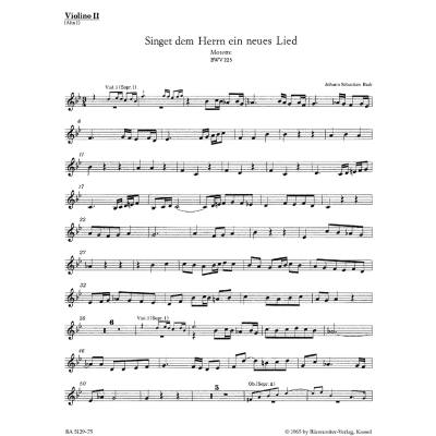 9790006465026 - Singet dem Herrn ein neues Lied BWV 225