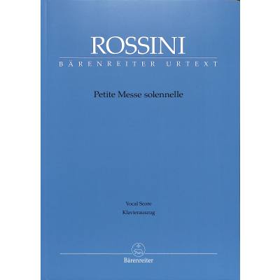 9790006536849 - Petite Messe solennelle Klavierauszug - Gioachino Rossini Kartoniert (TB)