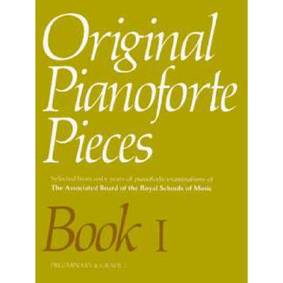 9781854721884 - ORIGINAL PIANOFORTE PIECES 1