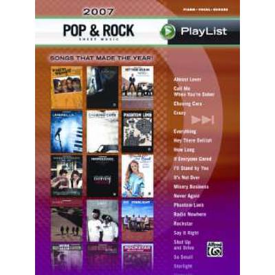 0038081320670 - Pop + Rock sheet music playlist 2007 0038081320670 - Pop + Rock sheet music playlist 2007