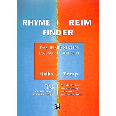 9783933136503 - Rhyme   Reim Finder - Heiko Temp Kartoniert (TB)