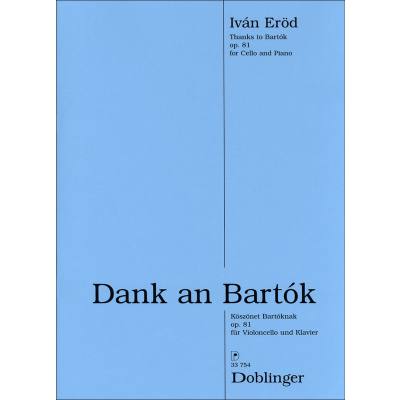 Dank an Bartok op 81 - köszönet Bartoknak