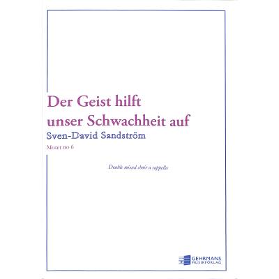 9790070113052 - Der Geist hilft unsrer Schwachheit auf - Motette 6