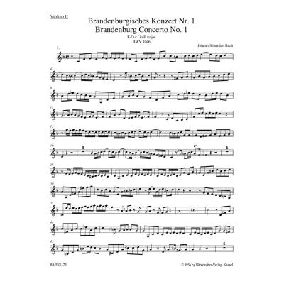 9790006502943 - Brandenburgisches Konzert 1 F-Dur BWV 1046