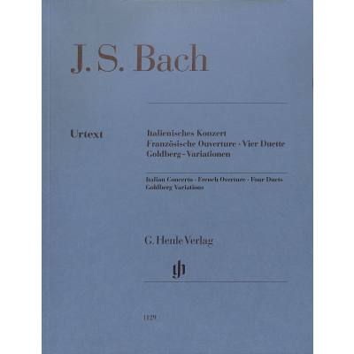 9790201811291 - Italienisches Konzert BWV 971 Französische Ouvertüre BWV 831 Vier Duette BWV 802-805 Goldberg-Variationen BWV 988 Kl - Johann Sebastian - Italienisches Konzert Französische Ouverture Vier Duette Goldberg-Variationen Bach Kartoniert (TB)