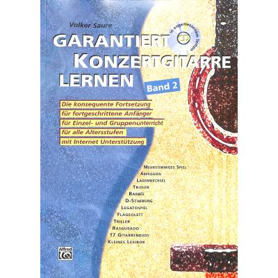 9783933136565 - Garantiert Konzertgitarre lernen m Audio-CD - Volker Saure Kartoniert (TB)