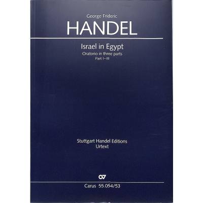 9790007096113 - Israel in Egypt KlavierauszugPt-I-III - Georg Friedrich Händel Kartoniert (TB)