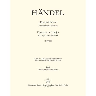 9790006446421 - Konzert F-Dur HWV 295