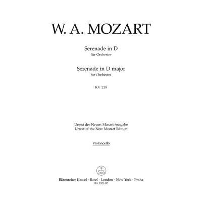9790006467747 - Serenade D-Dur KV 239 9790006467747 - Serenade D-Dur KV 239