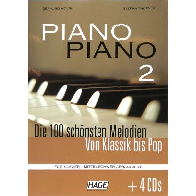 4026929915733 - Noten PIANO PIANO 2 - mittelschwer Ed Hage 3743 Notensuche Markstein