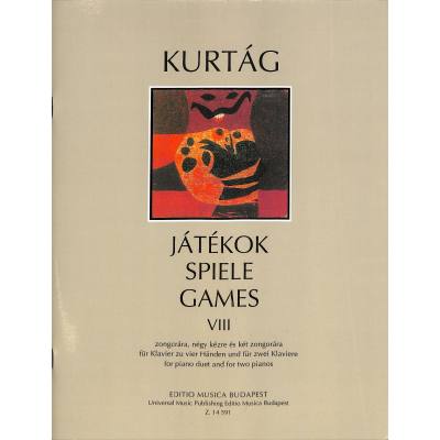 9790080145913 - Jatekok 8 (Spiele für Klavier)