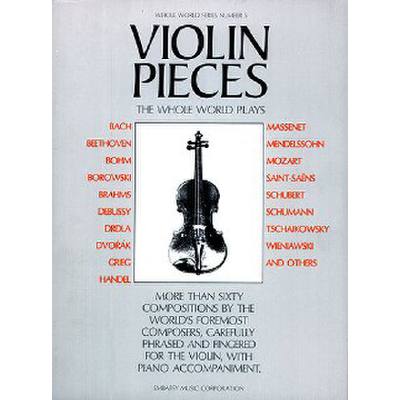 0752187425328 - Violin pieces the whole world plays